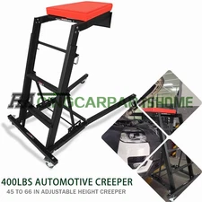 400lbs Foldable Automotive Engine Creeper 45 to 66 in Adjustable Workshop Repair