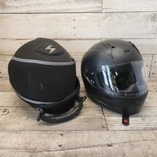 Scorpion EXO-R410 Incline Red Full Face Motorcycle Helmet XL With Hard Case