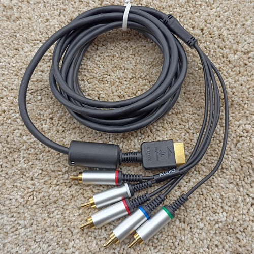 OEM Sony PlayStation 2 3 PS2 PS3 Component HD AV Cable (26191)