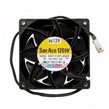 1 pc. New 9WV1212P1JD003 Inverter Cooling Fan 12038 DC12V 3.0A IP68 12CM 4Pin