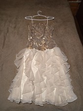 Vintage GOLD SEQUIN Nadine Brand Prom Or Homecoming Dress 80s/90s