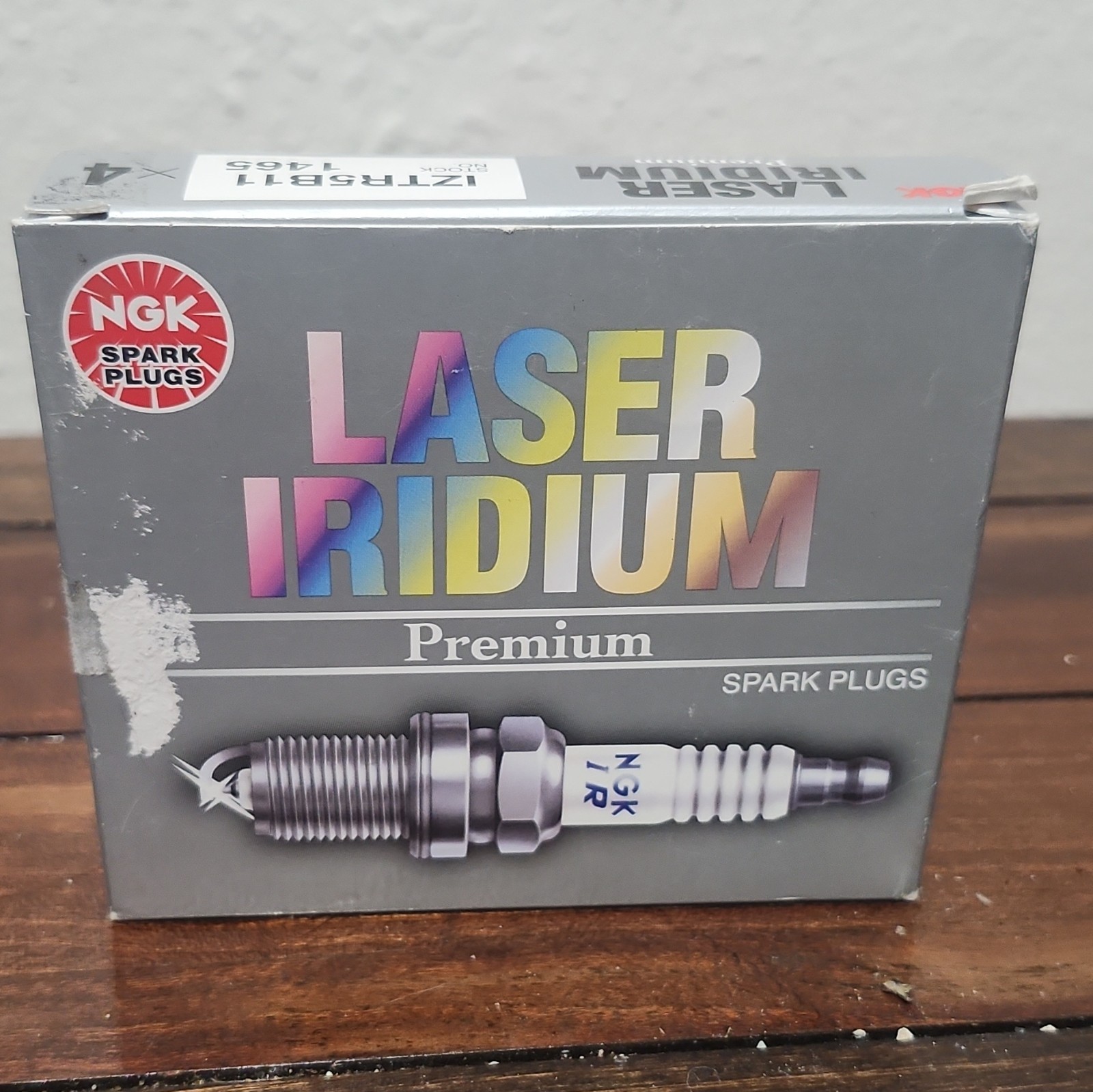 Set of 4 NEW NGK IZTR5B11 1465 Laser Iridium Spark Plugs 