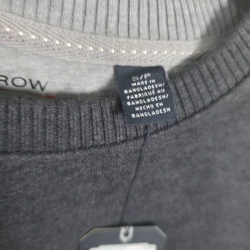 Arrow Classic Soft Touch Saranac Fleece Grey Mens Small Sweatshirt - Picture 6 of 13