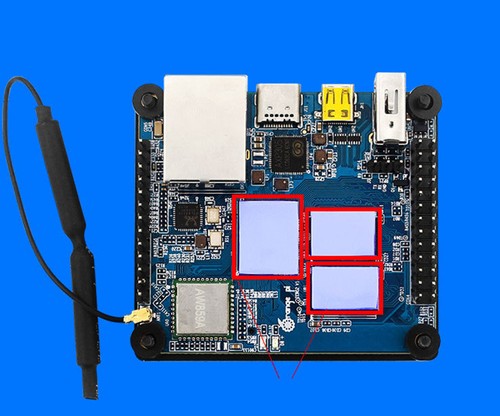 Aluminum Alloy Cooling Shell Passive Heat Dissipation Case for Orange Pi Zero 2 - Afbeelding 8 van 8