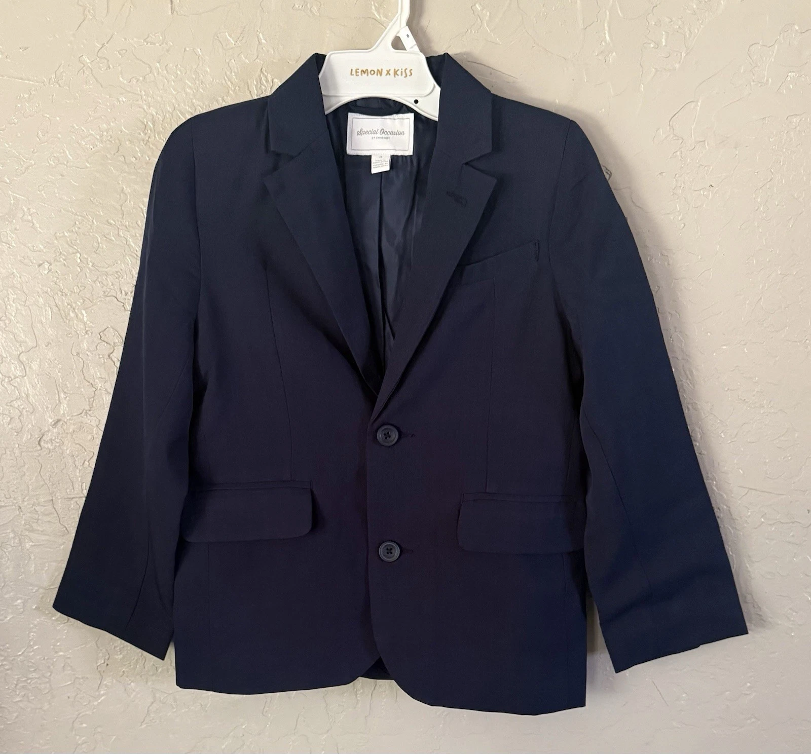Gymboree Boys Size 8 Blazer Jacket Navy Blue SPECIAL OCCASION NWT
