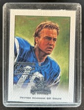 2002 Donruss Gridiron Kings Peyton Manning Chicago #/5 Colts