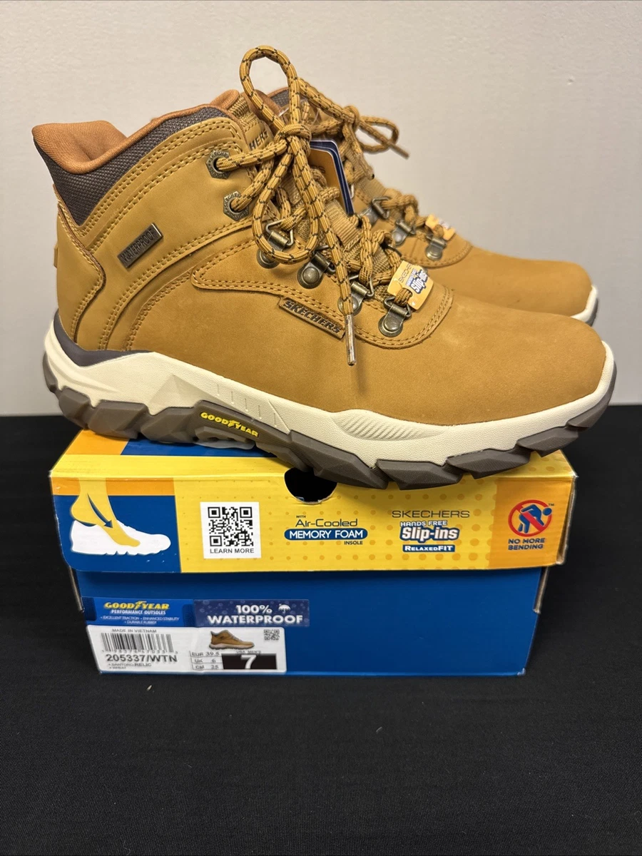 その他 40 Leather Upper Skechers Relaxed Fit Boots for Men for sale | eBay