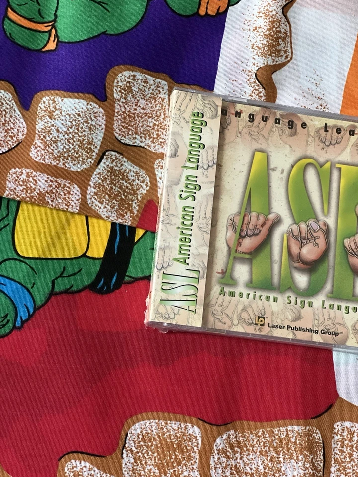 ASL American Sign Language (PC CD CDROM, 1998) Laser Publishing New Sealed - Image 2 of 4