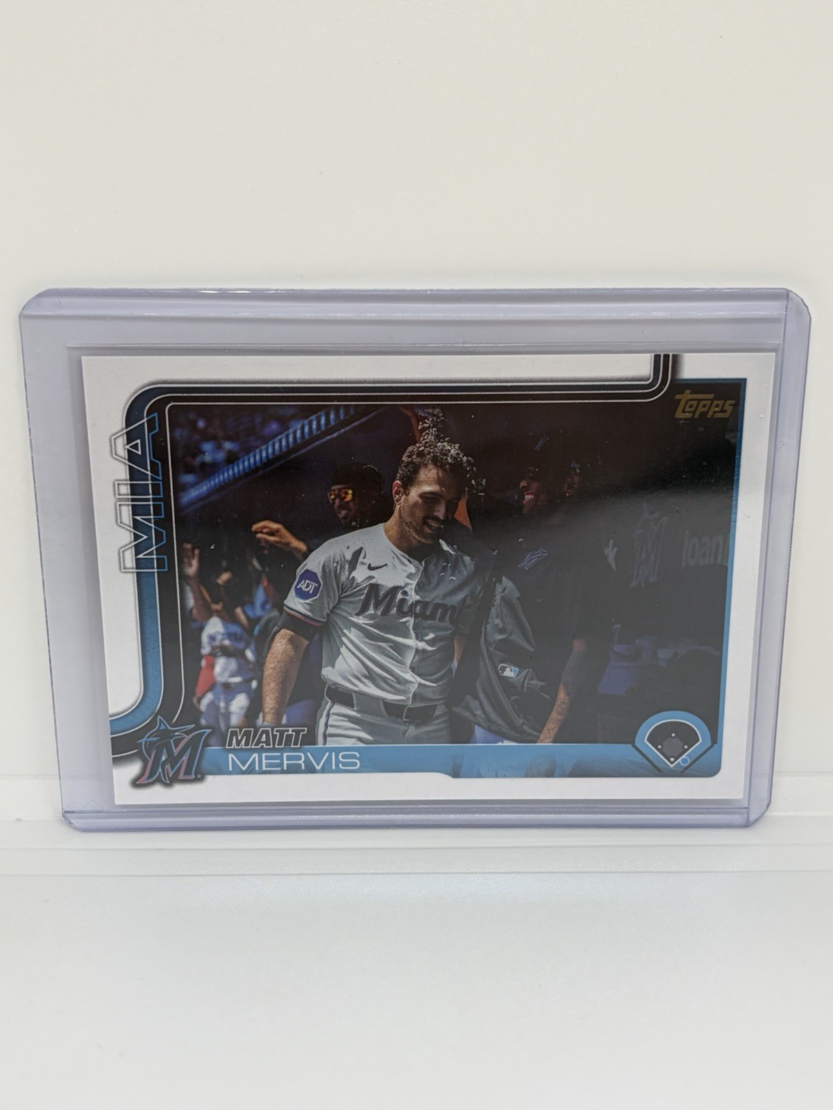 2025 Topps Update - #US68 Matt Mervis Golden Mirror Image Variation (SP)