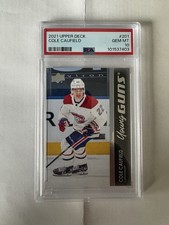 Cole Caufield Young Guns #201 PSA 10