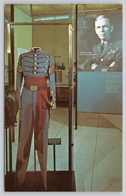 VMI Cadet Uniform George C. Marshall Museum Lexington VA Postcard