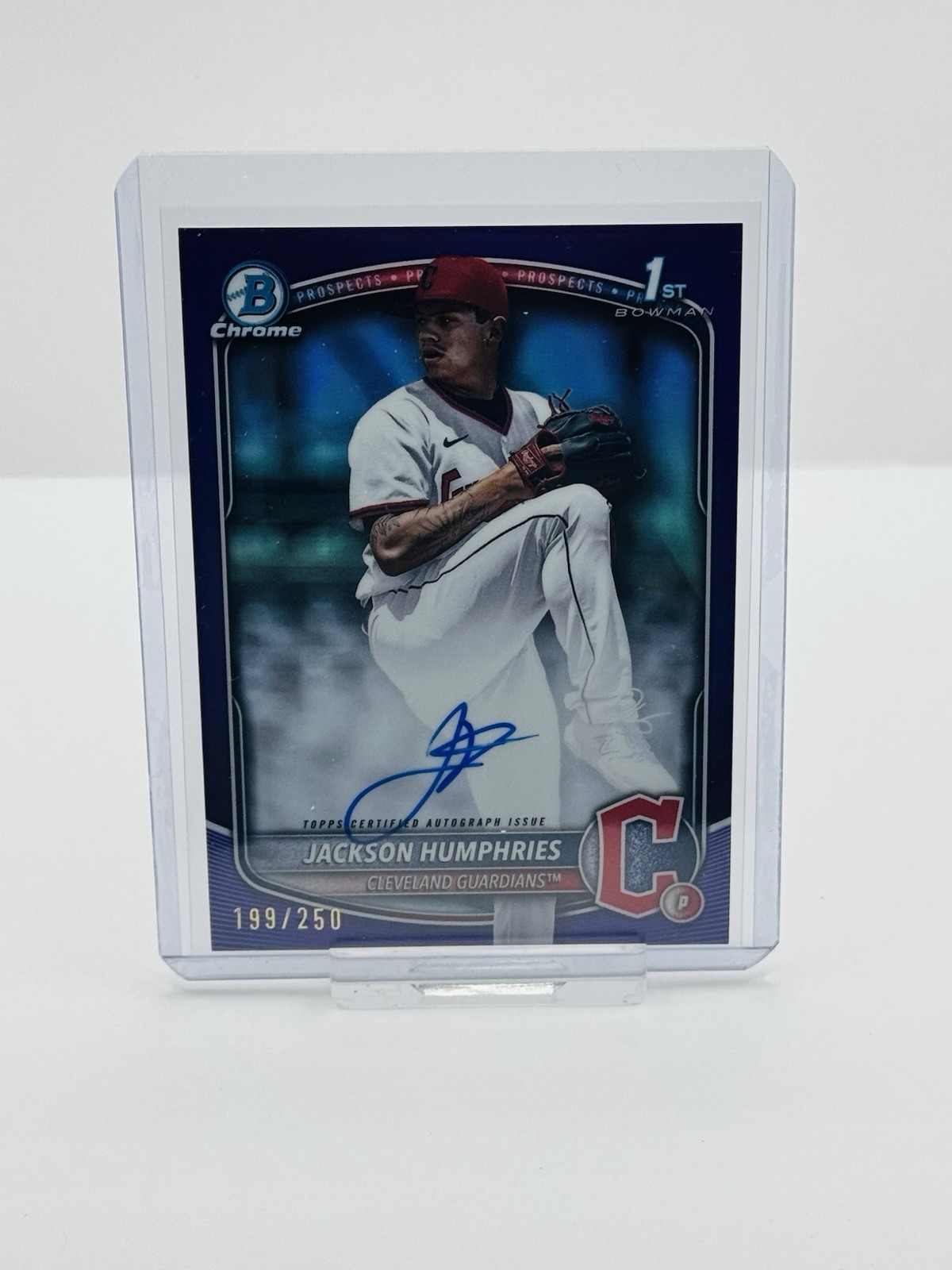 2025 Bowman JACKSON HUMPHRIES 1st Bowman Purple Chrome Auto Autograph /250