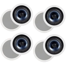 Polk Audio RC80I 2 Way In Ceiling Speakers - 4 Pack (White)