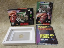 NFL Quarterback Club- SNES Super Nintendo Video Game Box & Manual ONLY -Football