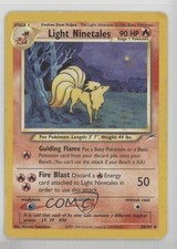 Light Ninetales Pokemon Neo Destiny #50 2002 on eBay