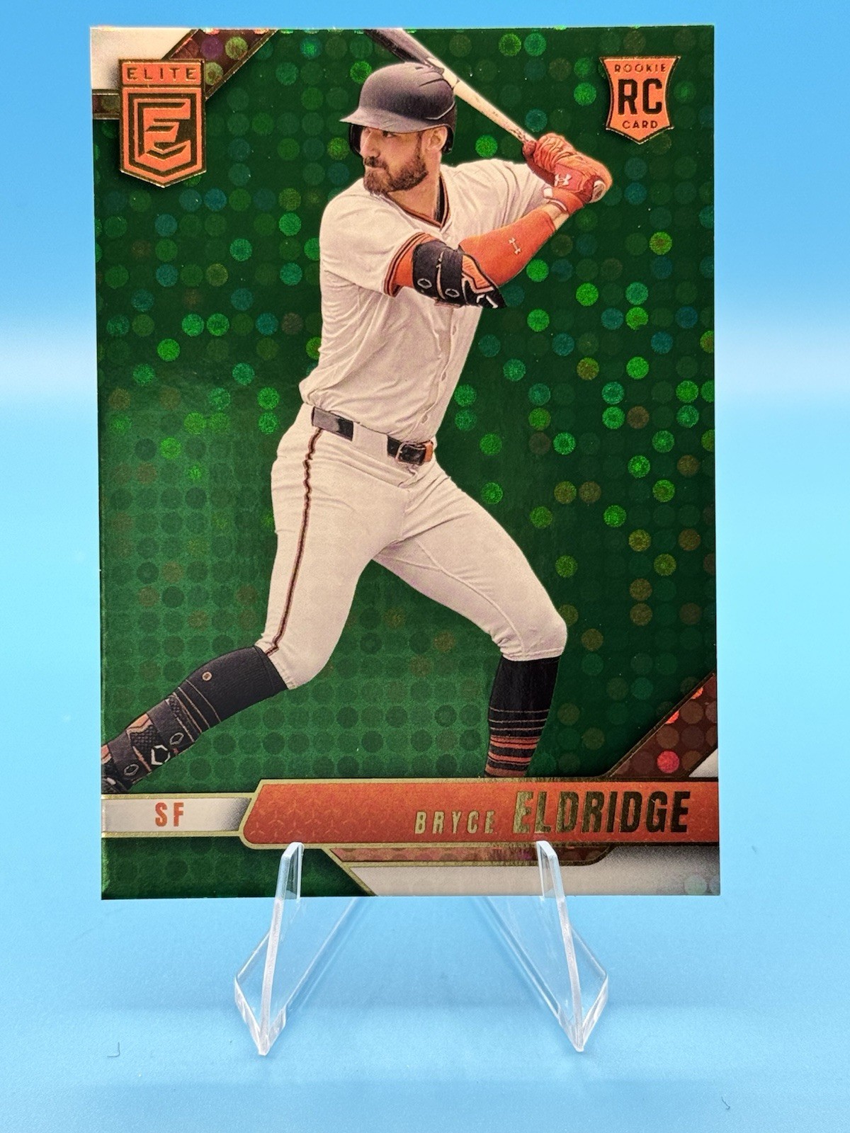 2026 Panini Donruss Elite - Bryce Eldridge #81 Green Disco (RC) Giants
