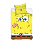 Spongebob Face Single Duvet Cover Set 100% Cotton EU Size Bedding 2-in-1 Design