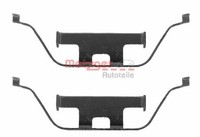 Hinterachse Metzger 109-1201 ZubehöRsatz, Scheibenbremsbelag FüR Bmw,Land Rover