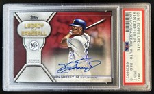 2019 Topps Update Ken Griffey Jr. Legacy of Baseball Auto Red #/5 Mariners PSA 9