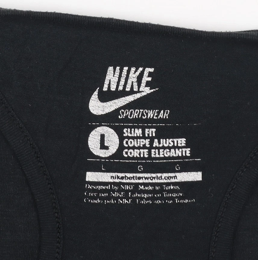 Canotta Nike donna nera slim fit racerback L - Immagine 4 di 4