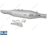 Royal Enfield Bullet Classic SchalldäMpfer Glaswolle Mit Schelle Neu