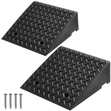 Uimoso 2 Pack Driveway Curb Ramps, 7-Inch Rise, 7000 lbs Load Capacity