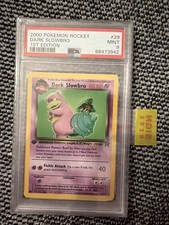 2000 1ST EDITION POKEMON ROCKET #29 DARK SLOWBRO PSA 9 MINT