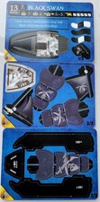 Pirates CSG Pocketmodel  - Revolution - BLACK SWAN (#001) | Rare Ship Wizkids