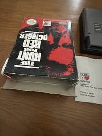 Jeu Vid&eacute;o Nintendo Nes En Boite The Hunt For Red October Octobre Rouge 