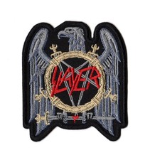 Slayer Embroidered Sew On Patch Eagle American Thrash Metal Music Band Logo