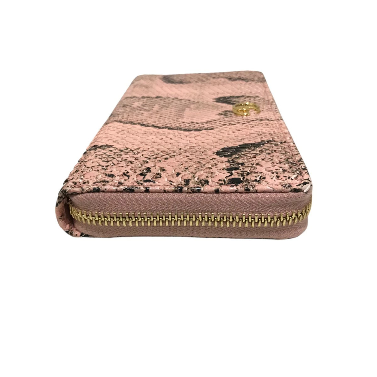 GUCCI Python leather long wallet 456117 Pink 1807… - image 4