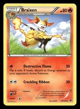 Braixen 12/124 Fates Collide NM/M Pokemon