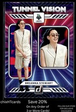 Breanna Stewart 2025 Donruss WNBA Tunnel Vision #6 New York Liberty