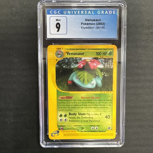 Venusaur graded CGC 9 for sale on eBay
