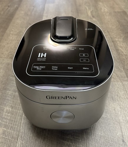 GreenPan Model CC006667-001 Rice Cooker 8-Cup Elite Induction Rice Cooker EUC - Picture 6 of 8