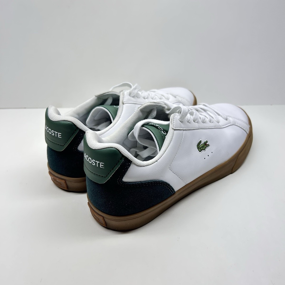 Lacoste Lerond Pro 123 CMA Men's Size White Leather Sneakers