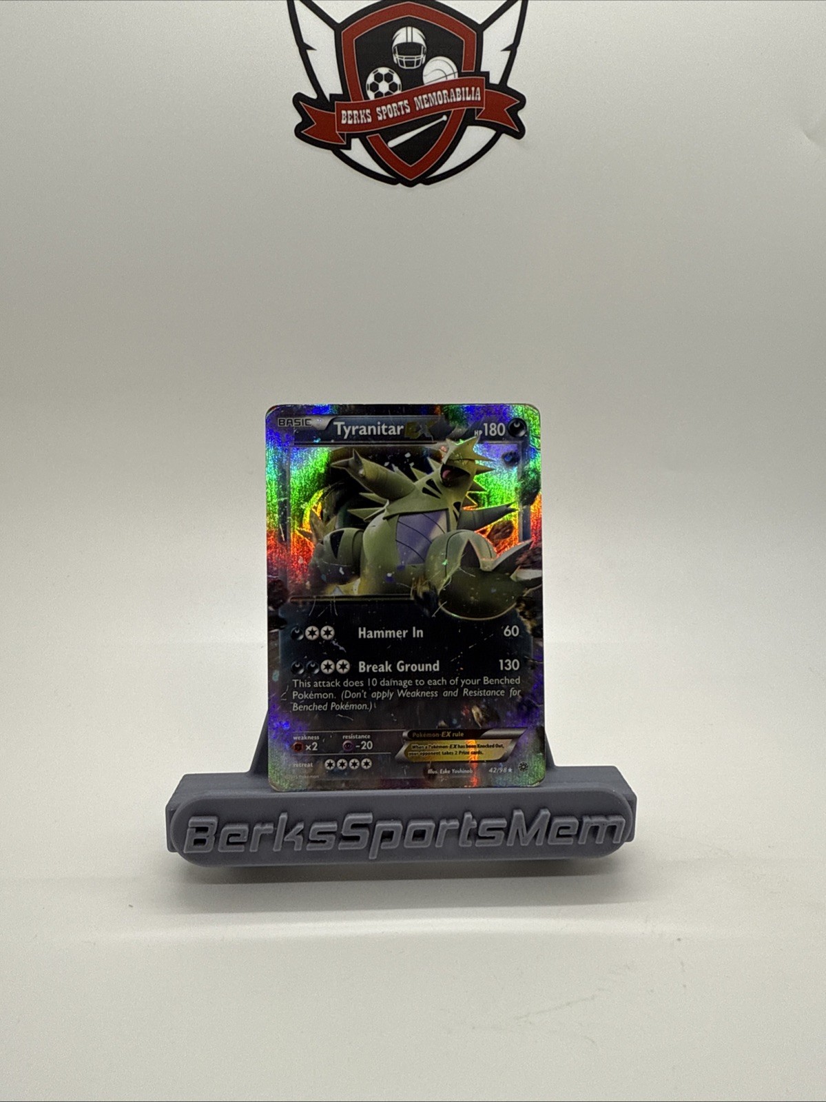Pokemon Card - Tyranitar EX XY Ancient Origins 42/98 Ultra Rare