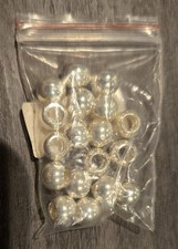Unopened Bag Of Silver Ball Bracelet Spacers
