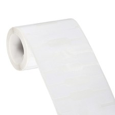 500 Pcs Blank Square Adhesive Jewelry Price Tags for Necklace, White