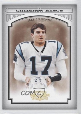 2006 Donruss Threads Pro Gridiron Kings Gold 69/100 Jake Delhomme #PGK-21 9ap