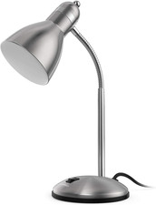 Metal Desk Lamp, Adjustable Goose Neck Table Lamp, Eye-Caring Study Desk Lamps f