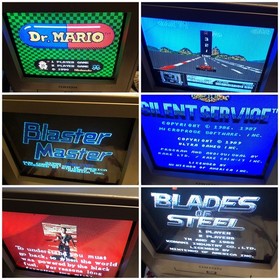 Huge! Nintendo NES Console Bundle NEW PINS 22 Game lot Super Mario 1 2 