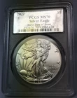 2022 .999 Silver American Eagle - PCGS MS70 FDOI First Day of Issue
