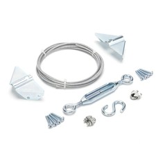 Anti-Sag Gate Kits for Wooden Fence, Zinc Plated Steel, Gate Support Cable Ki...