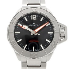 HAMILTON Hamilton Khaki Navy Open Water Auto H774850 300m Water Resistant Black