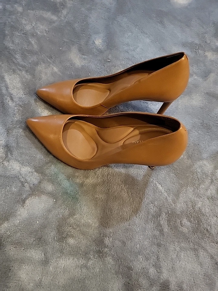 Zapatos de salón de cuero Michael Antonio para mujer talla 7 Carmel sin cordones cuero clásico FS Foto 2 de 4