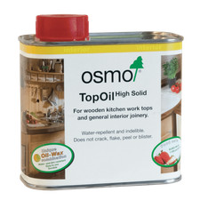 Osmo Top Oil - 3028 Clear Satin (Kitchen Worktop Wood Oil) Child Safe
