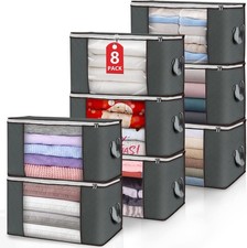 Thick Fabric Storage Containers 8 Pack