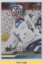 2023-24 Upper Deck Series 2 Speckled Rainbow Foil Kaapo Kahkonen #397 READ 0il7