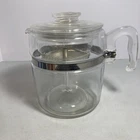 Vintage Pyrex Percolator Complete 9 Cup Glass Coffee Pot Flame Ware 7759